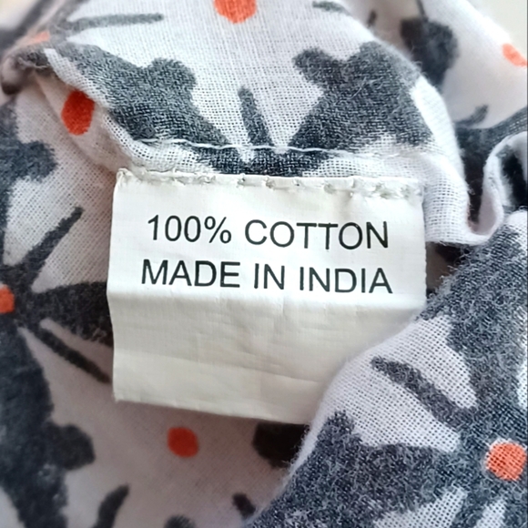 Roberta Roller Rabbit 100% Cotton Printed Blouse - Picture 10 of 12